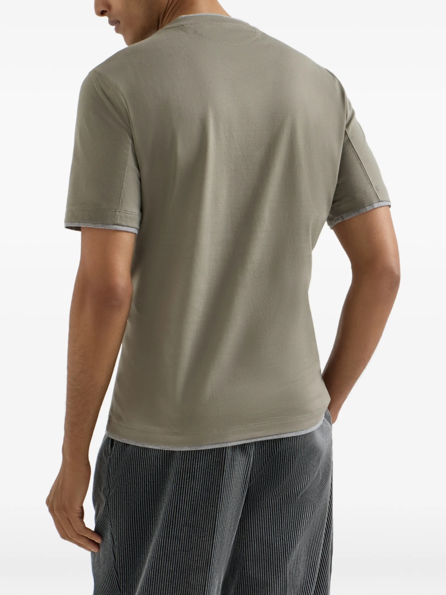 Tricou Brunello Cucinelli gri - Img 5