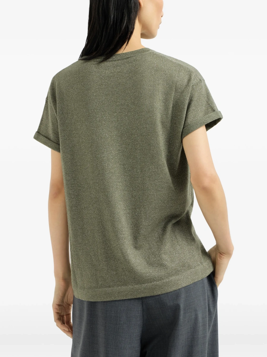 Tricou Brunello Cucinelli verde - Img 5