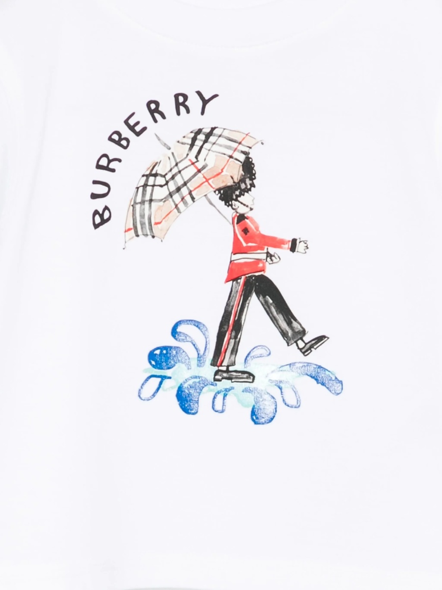 Tricou Burberry alb - Img 3
