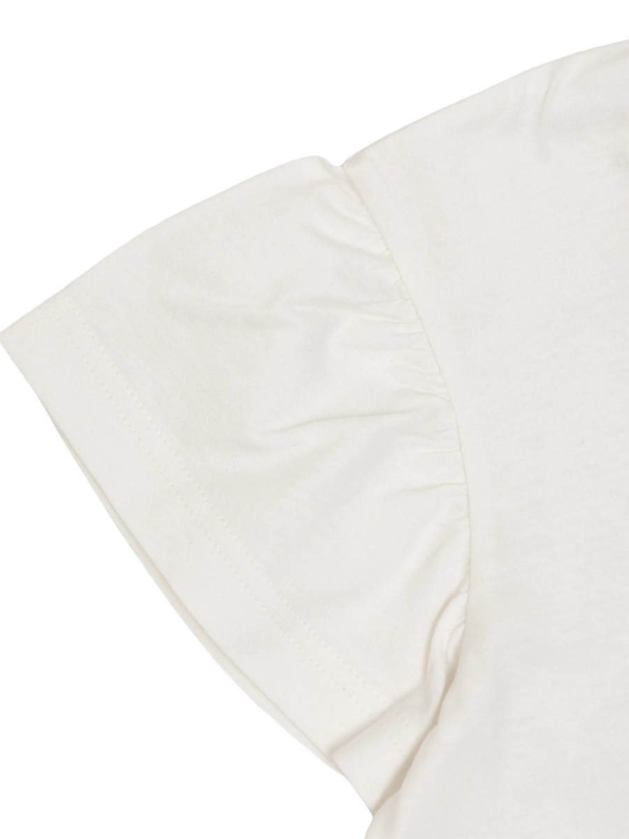 Tricou Burberry neutru din bumbac - Img 3