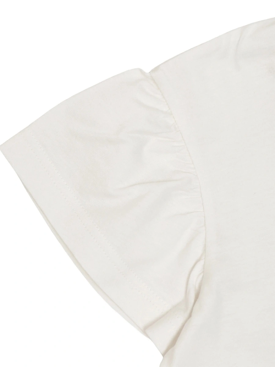 Tricou Burberry neutru din bumbac - Img 3