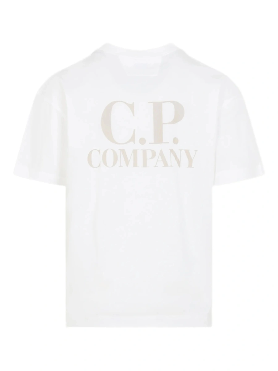 Tricou C.P. Company alb - Img 2