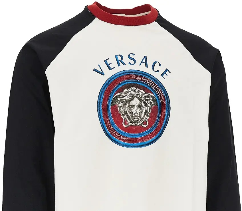 Tricou Cotton T-shirt with Medusa Logo print - Img 2