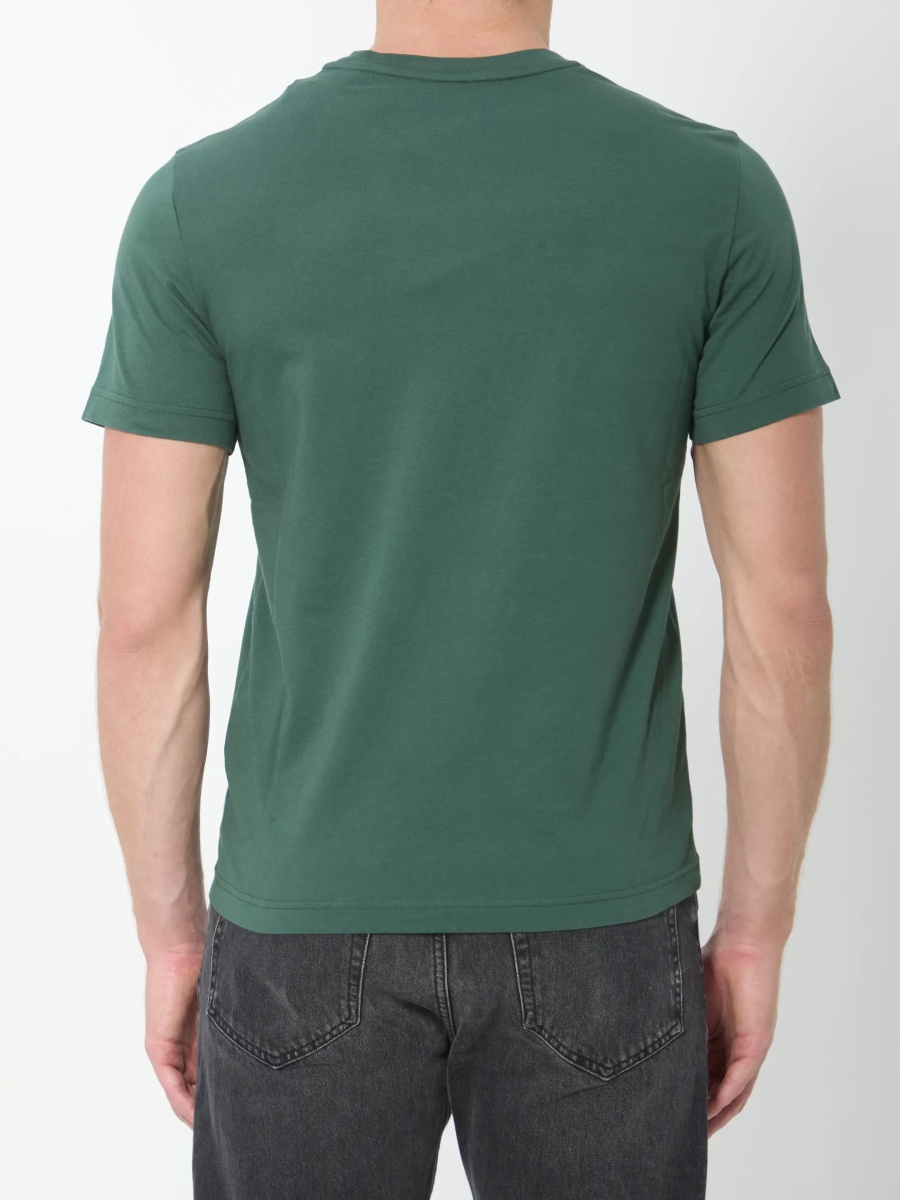 Tricou Cotton T-Shirt With Tricolor Logo - Img 4