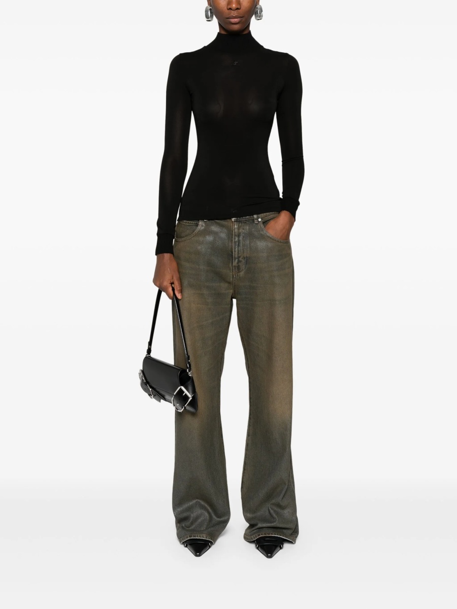 Tricou COURRÈGES negru - Img 2