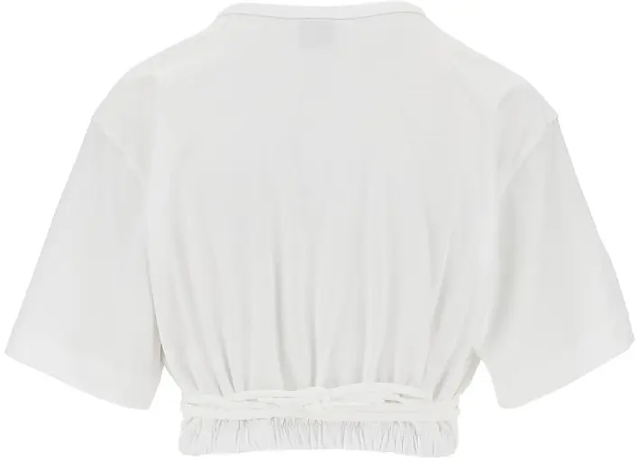 Tricou Cropped T-shirt with texan details - Img 3