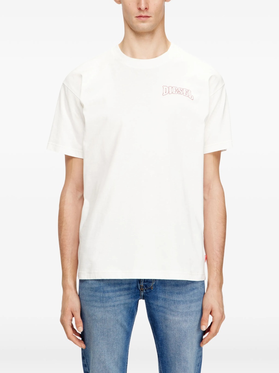 Tricou Diesel alb - Img 3