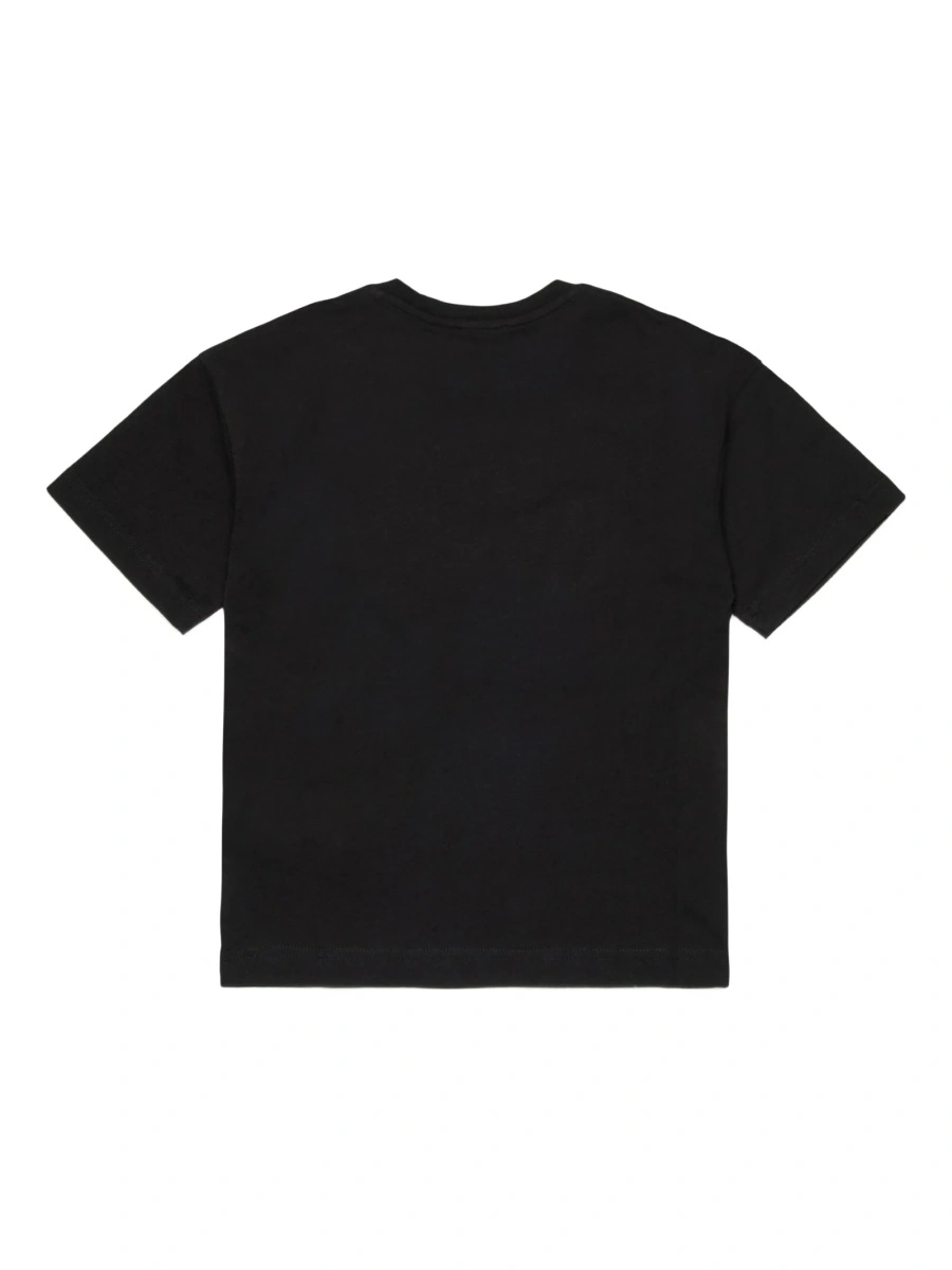 Tricou Diesel negru din bumbac - Img 2