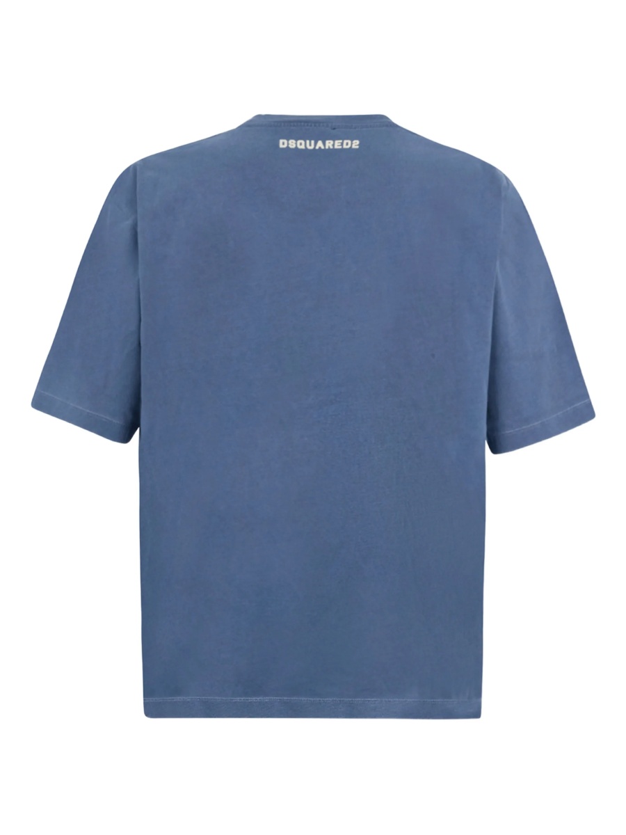 Tricou DSQUARED2 albastru - Img 2