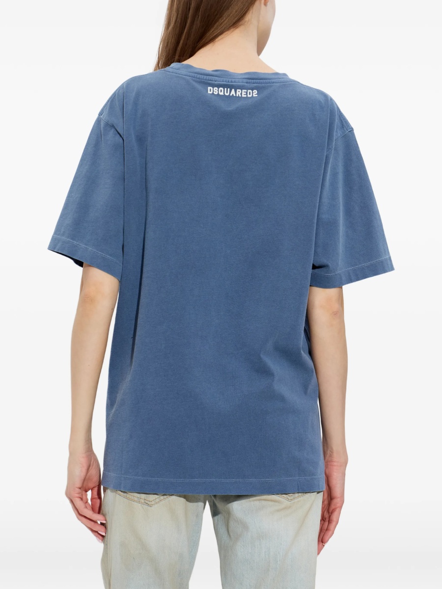 Tricou DSQUARED2 albastru - Img 4