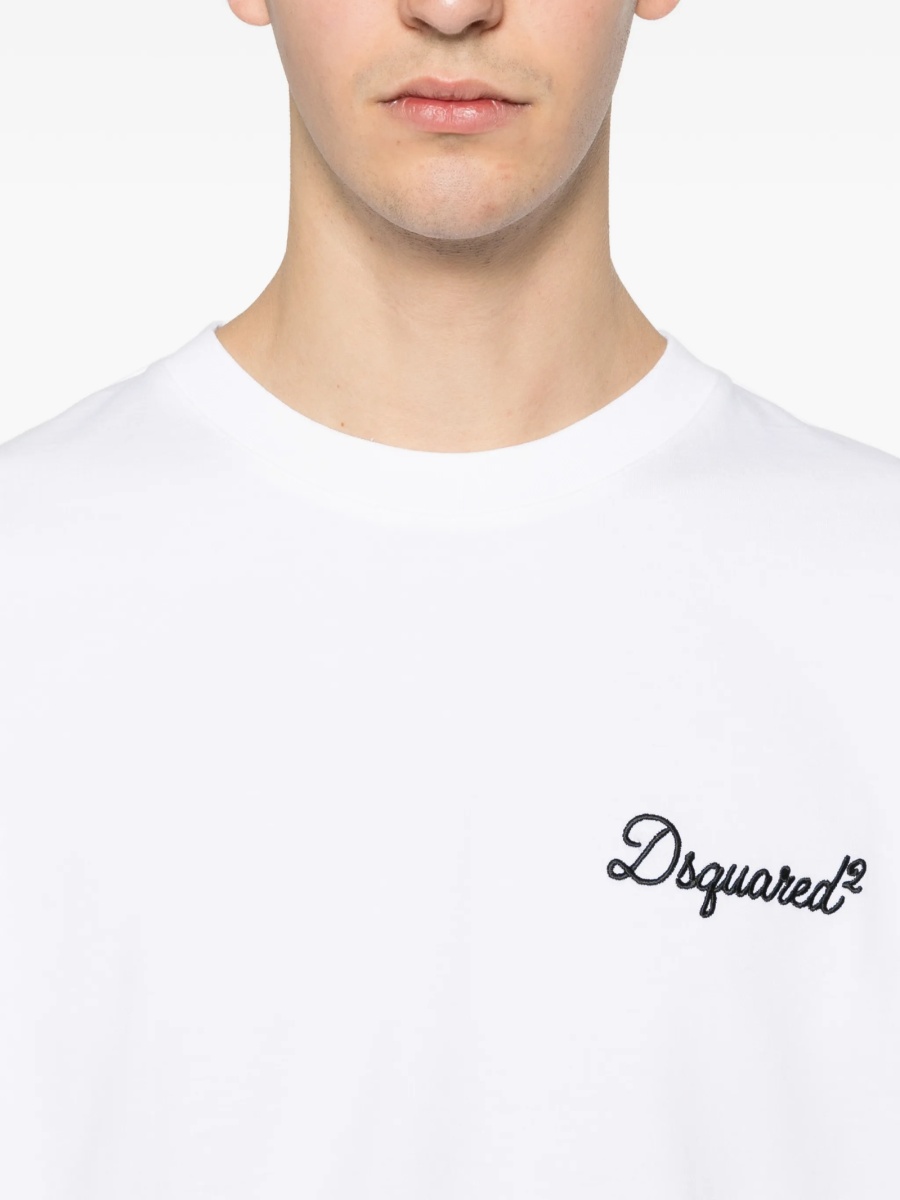 Tricou DSQUARED2 alb - Img 5