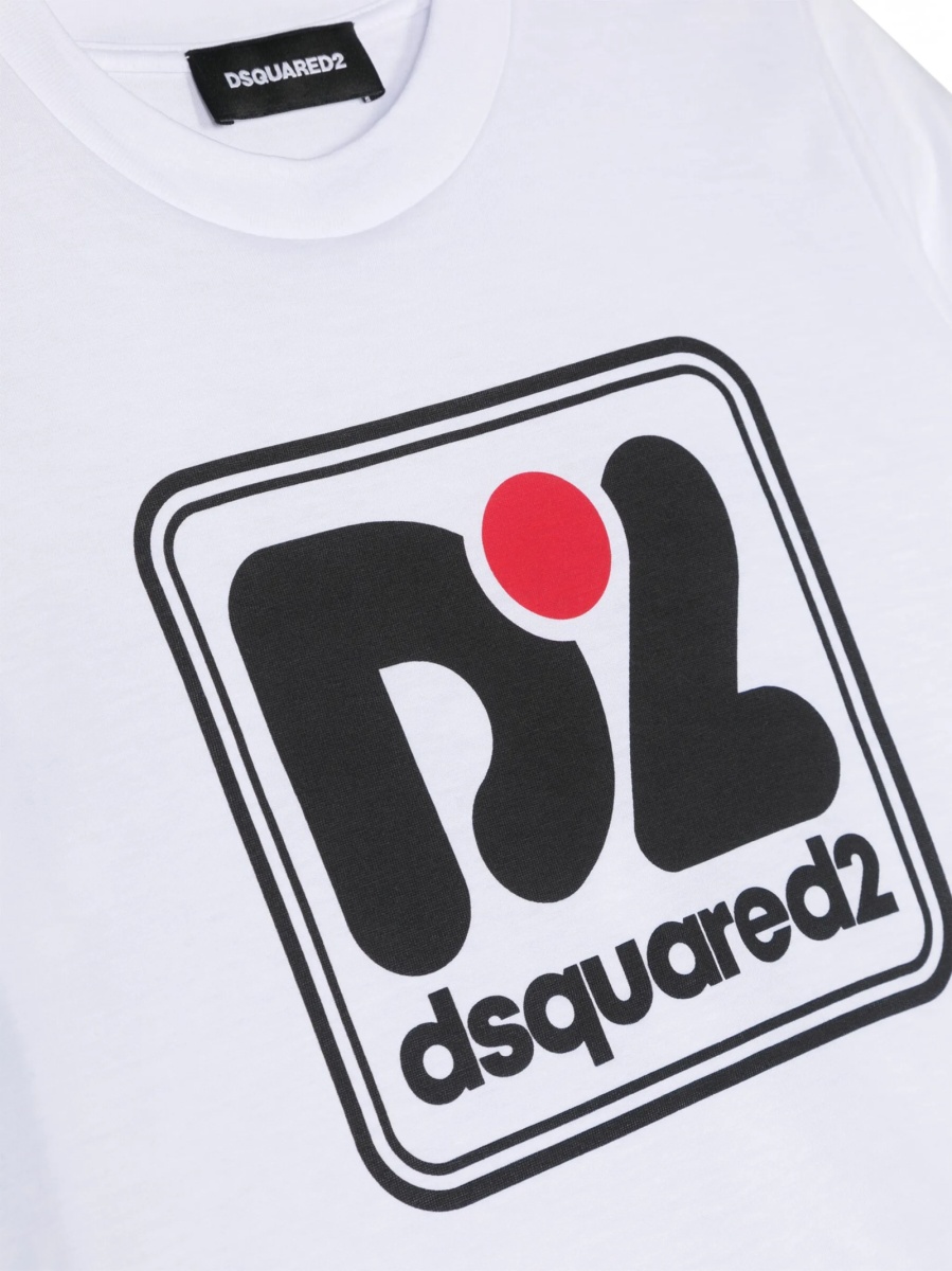 Tricou DSQUARED2 alb - Img 3