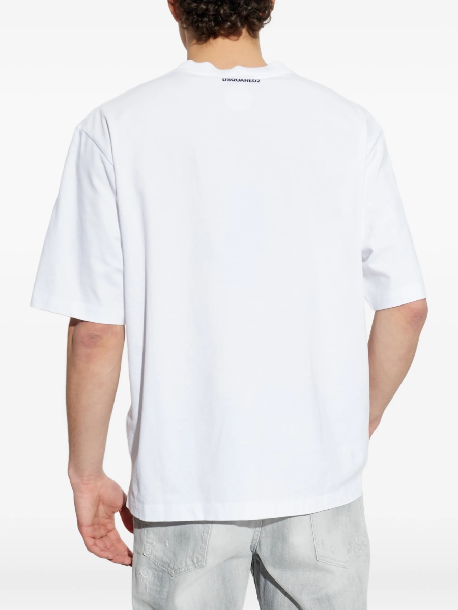 Tricou DSQUARED2 alb - Img 4