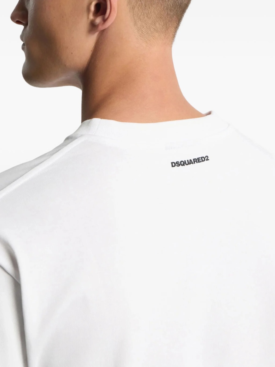 Tricou DSQUARED2 alb - Img 4