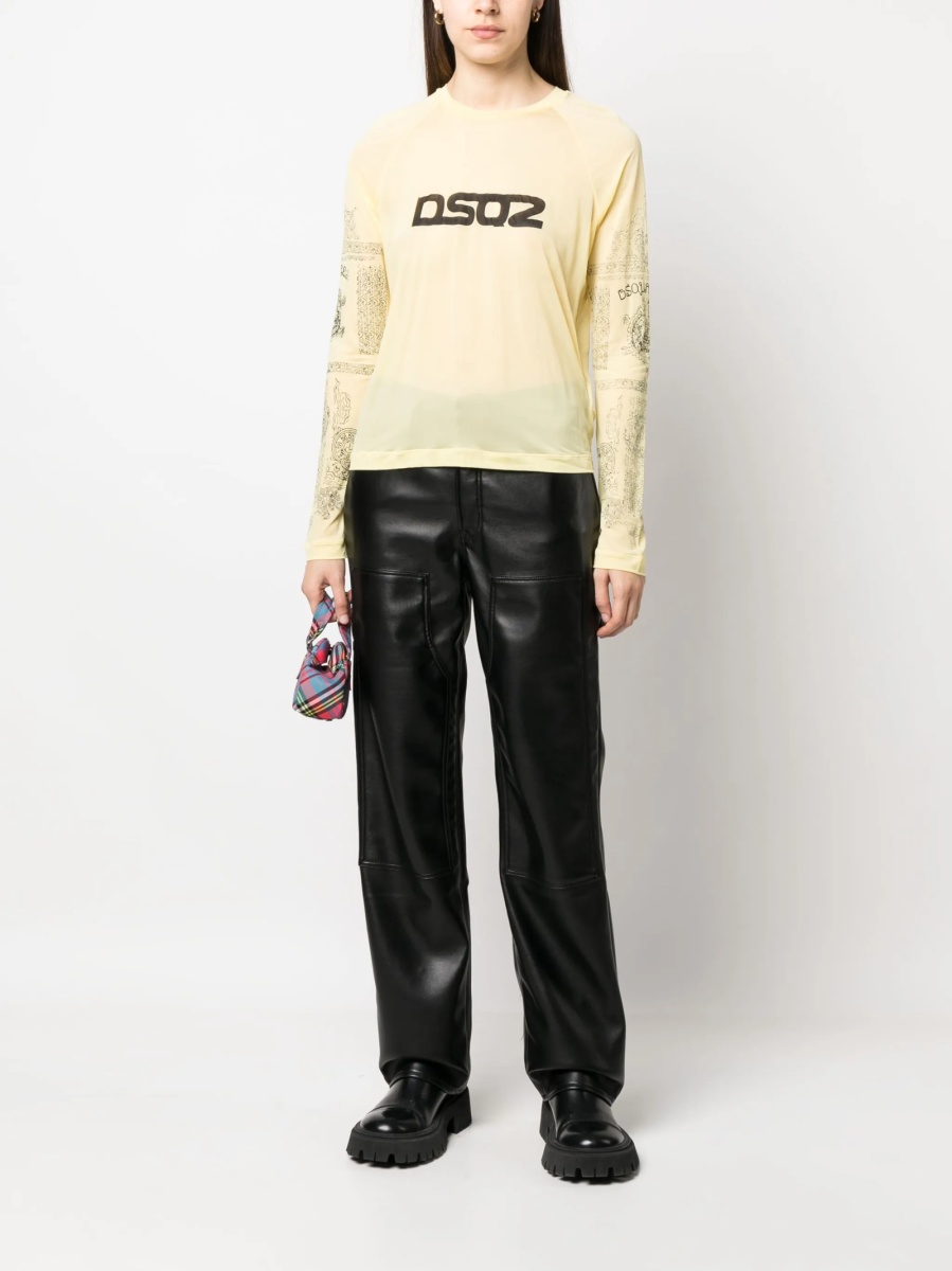 Tricou DSQUARED2 galben - Img 2