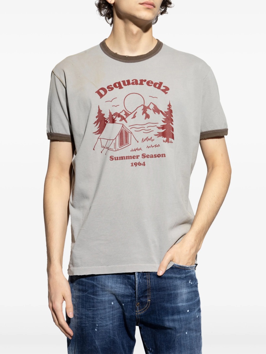 Tricou DSQUARED2 gri - Img 3