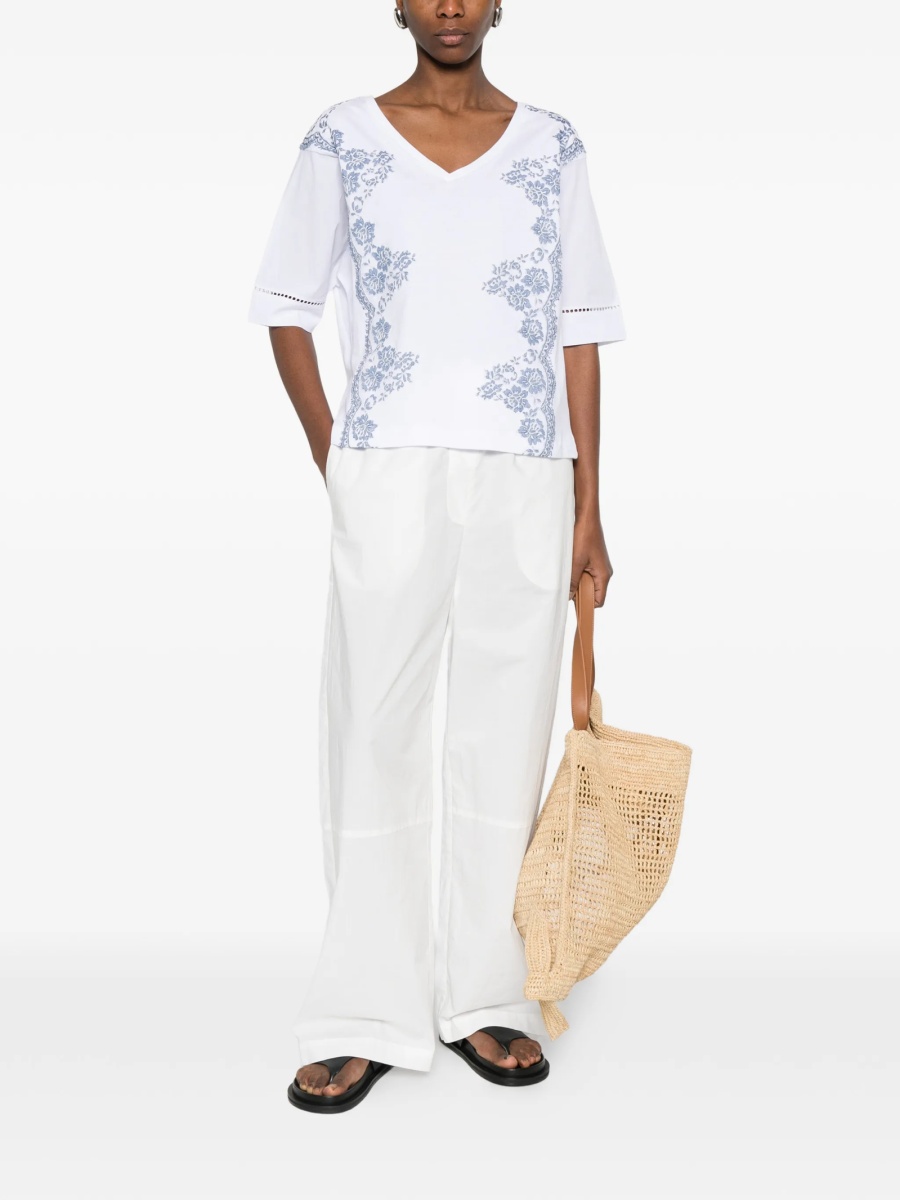 Tricou Ermanno Scervino alb - Img 2