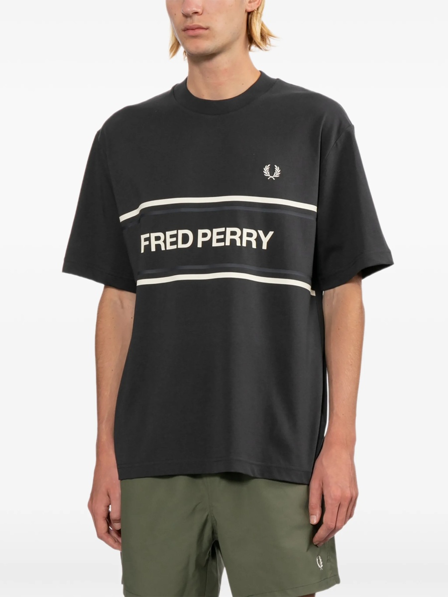 Tricou Fred Perry gri - Img 3