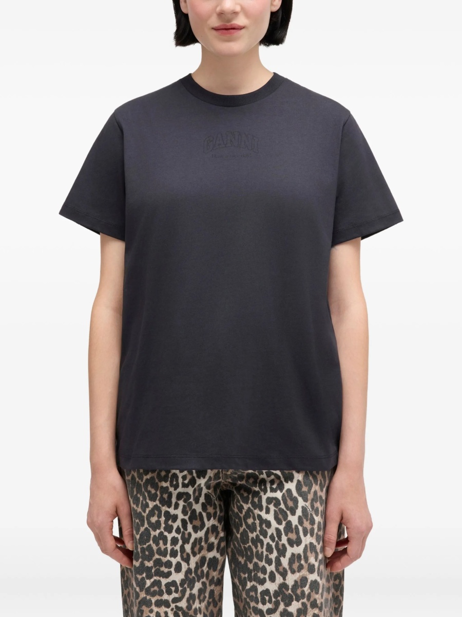 Tricou Ganni gri - Img 6