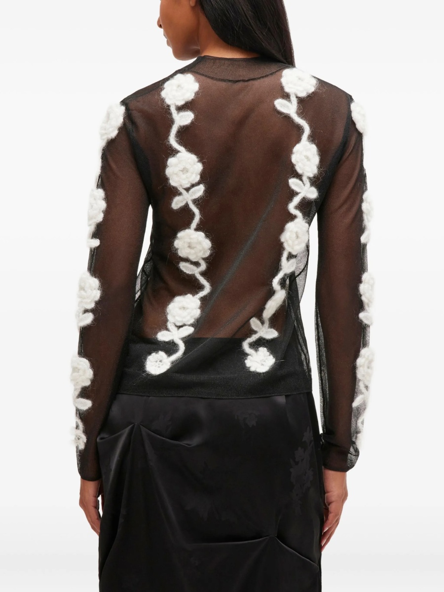 Tricou Ganni negru - Img 4