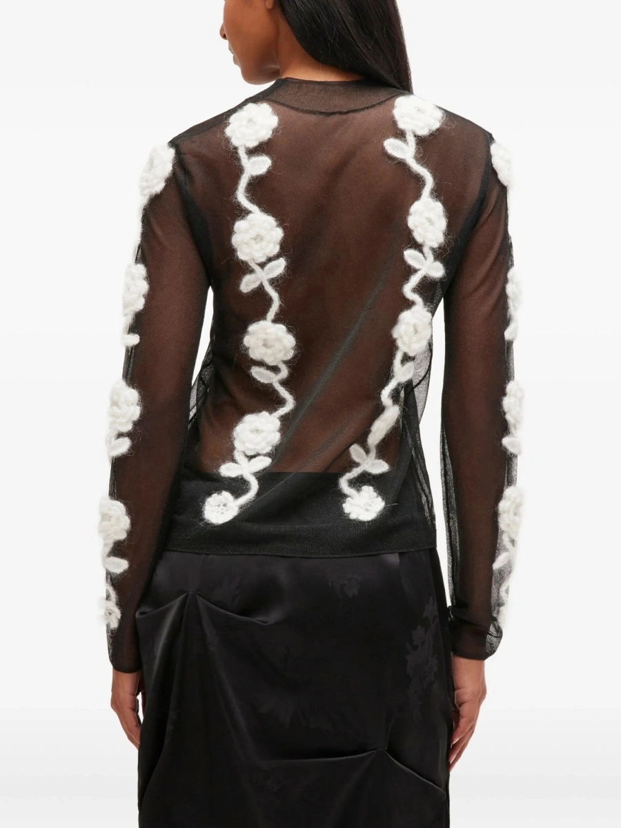 Tricou Ganni negru - Img 4