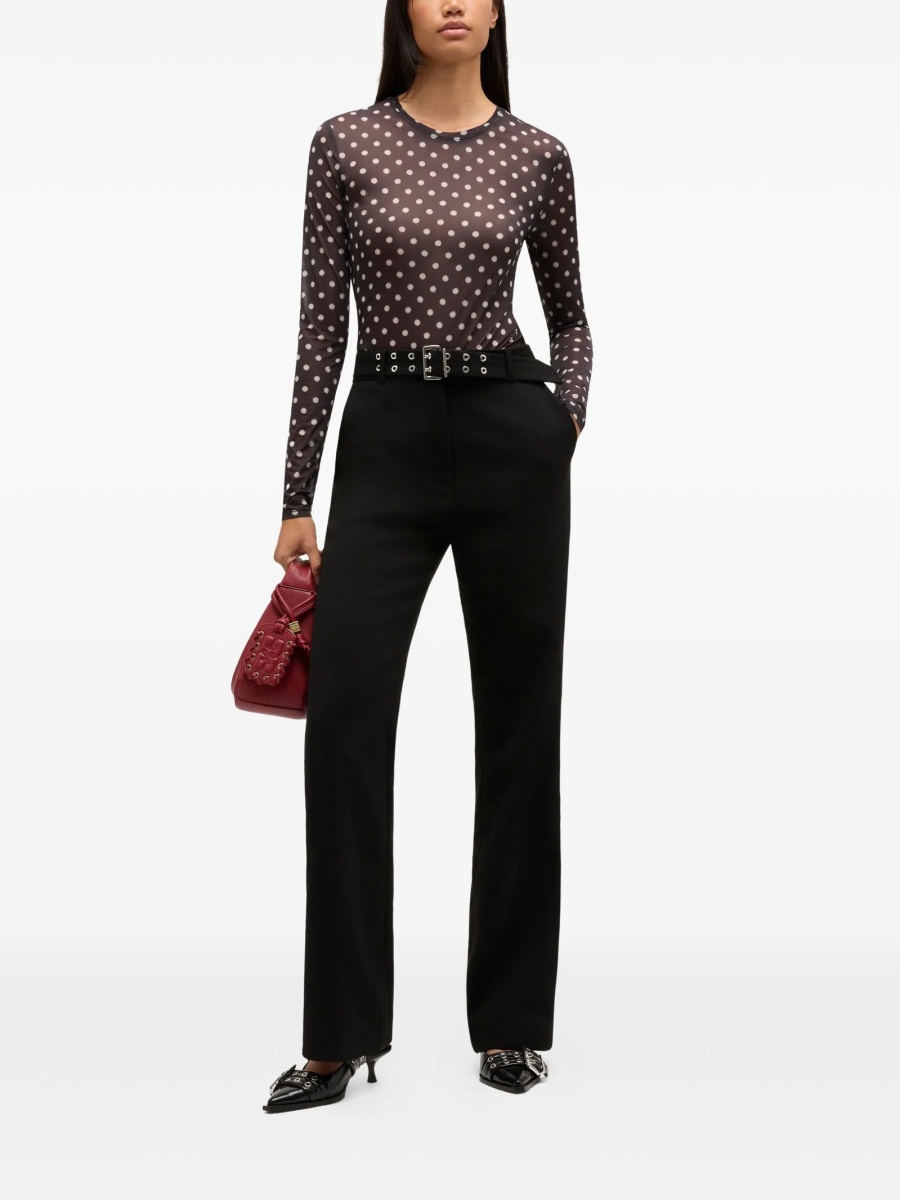 Tricou Ganni negru - Img 2