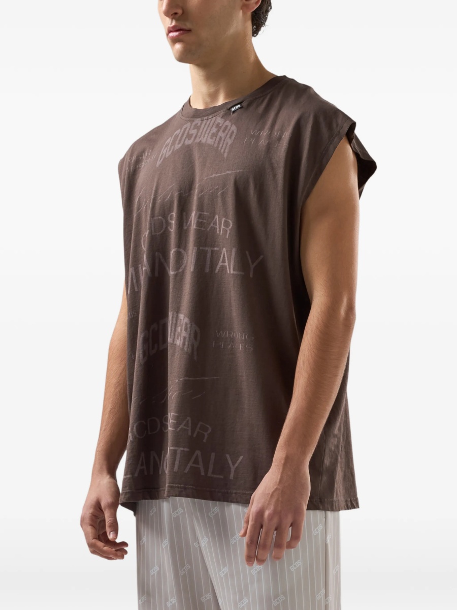 Tricou GCDS maro - Img 4