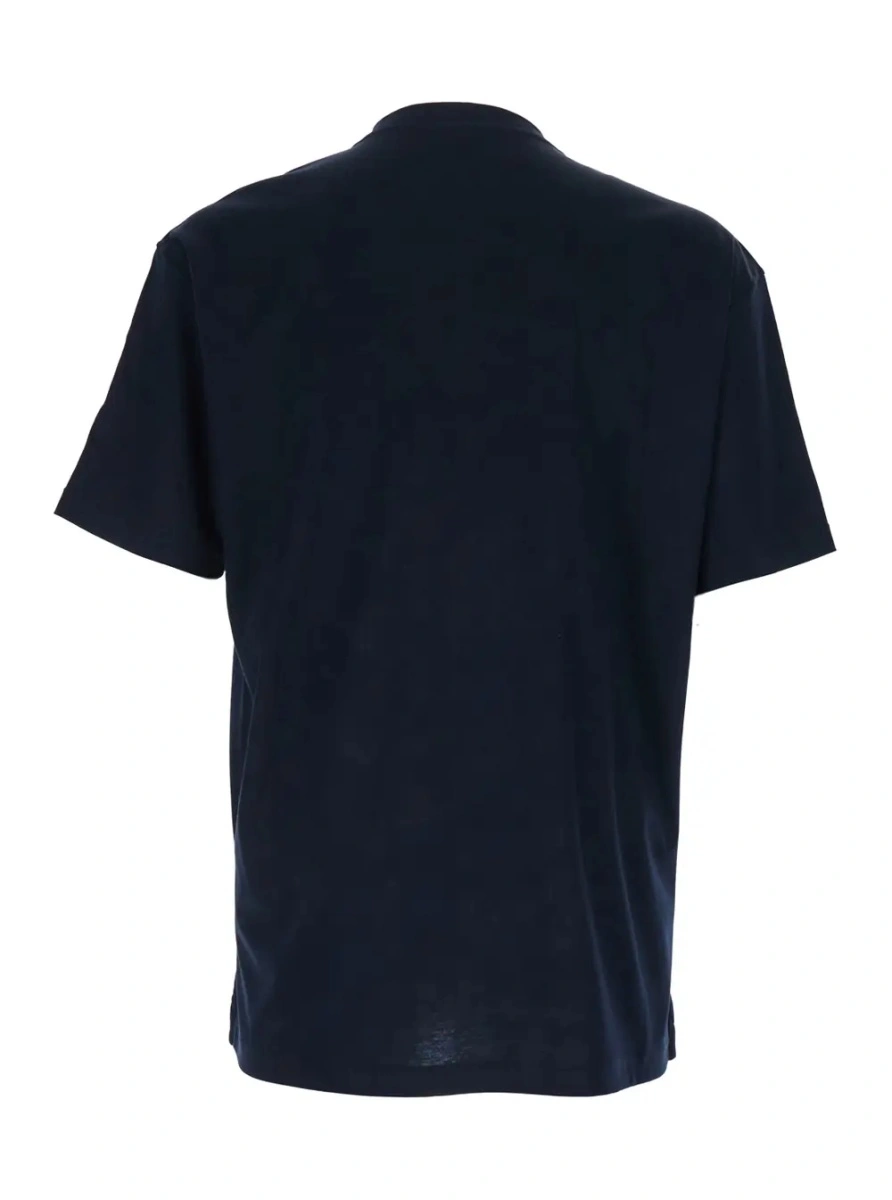 Tricou Giorgio Armani albastru din bumbac - Img 2