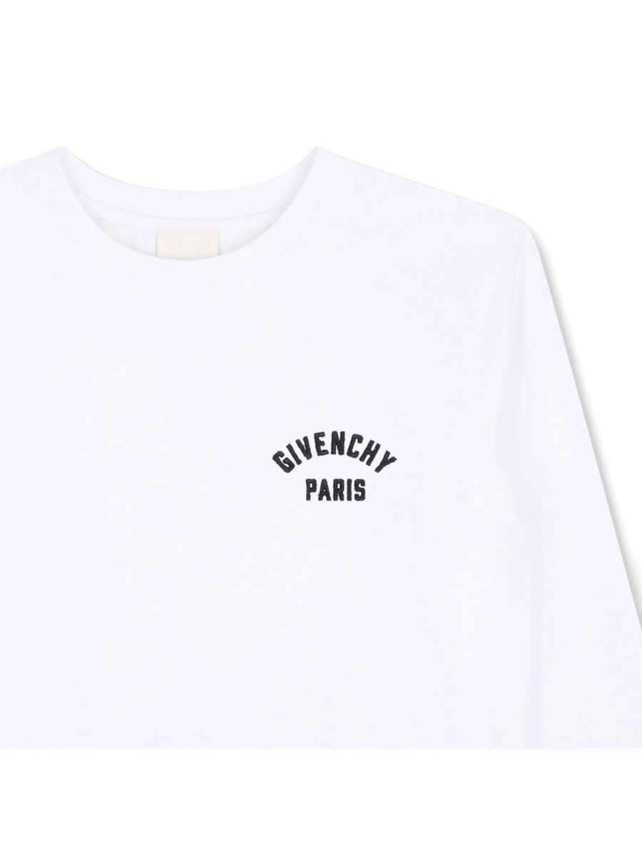 Tricou Givenchy alb din bumbac organic - Img 3