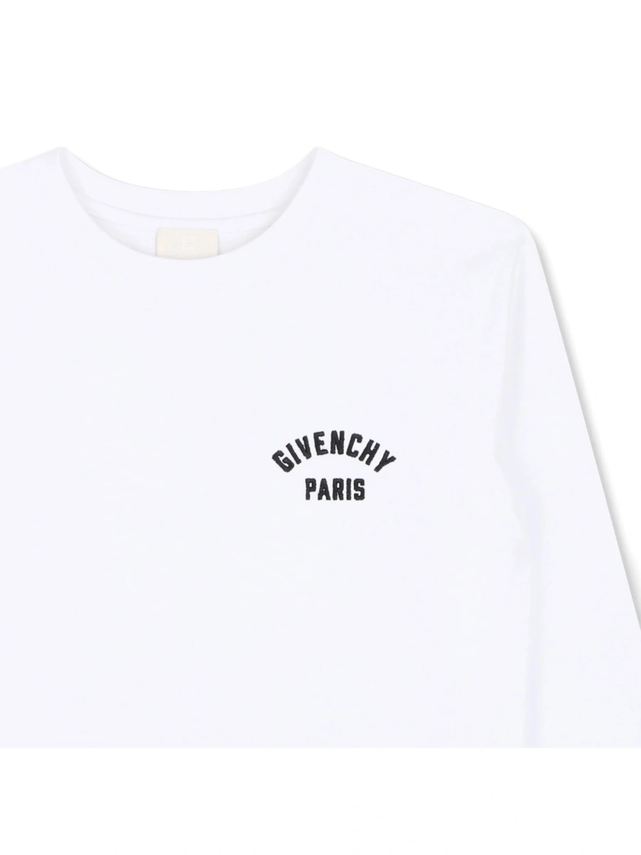 Tricou Givenchy alb din bumbac organic - Img 3