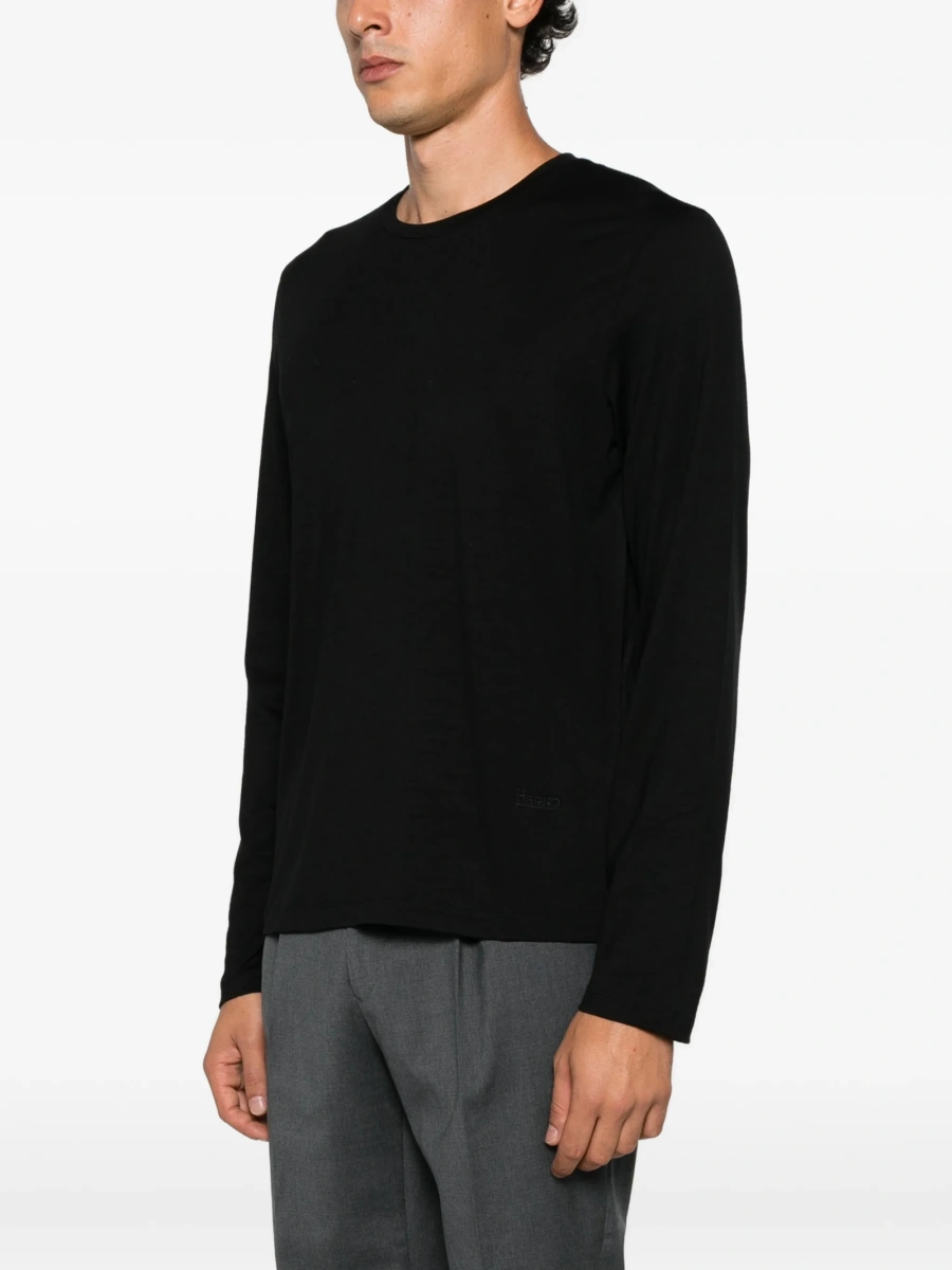 Tricou Herno negru din lana - Img 3