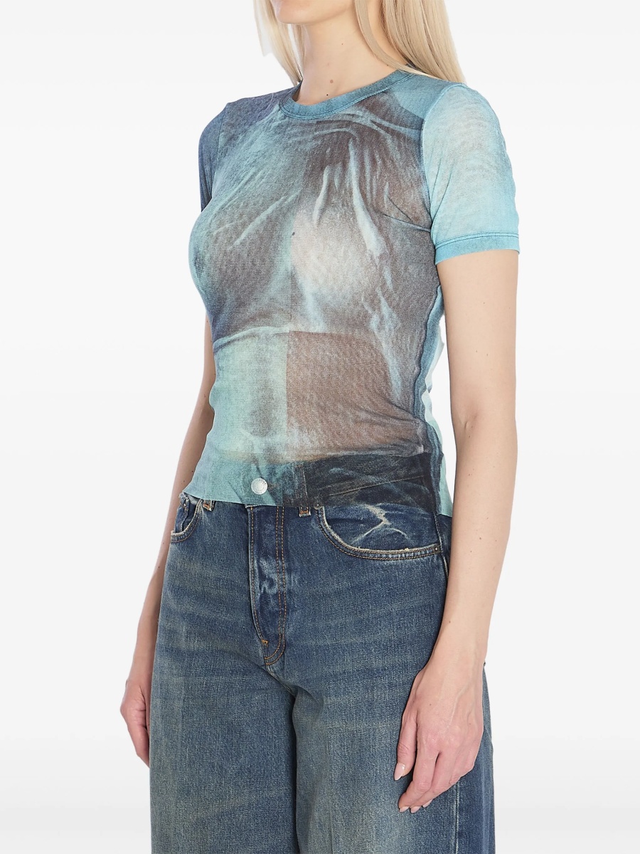 Tricou Jean Paul Gaultier albastru - Img 2