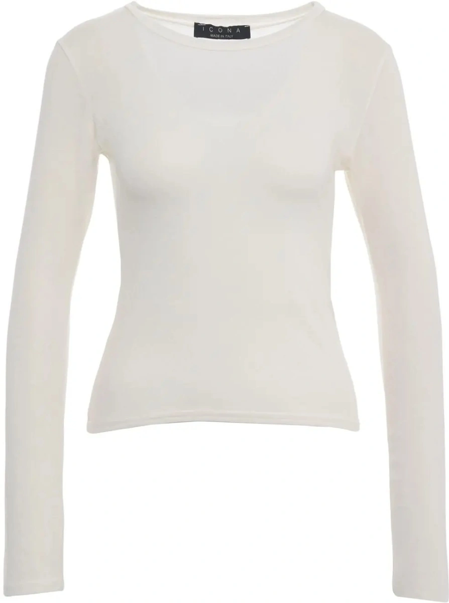 Tricou Kaos alb din casmir - Img 2