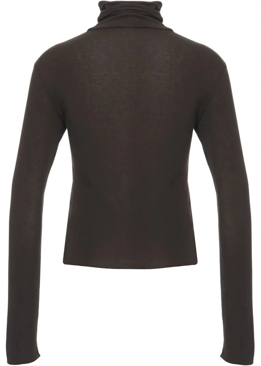 Tricou Kaos maro din casmir - Img 3