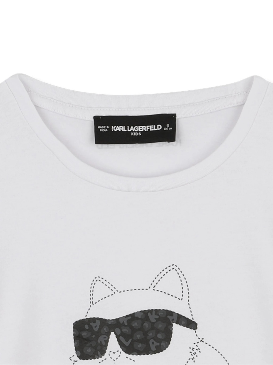 Tricou Karl Lagerfeld alb - Img 3
