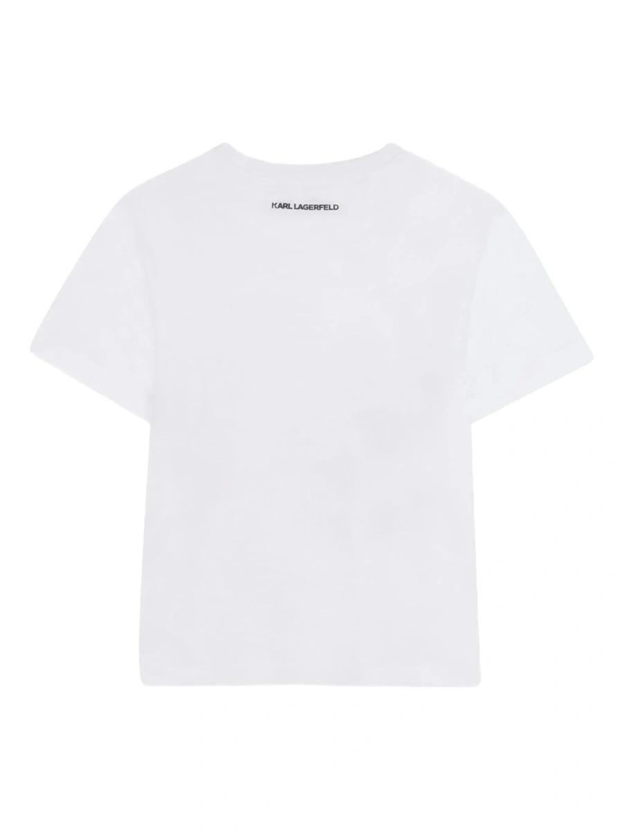 Tricou Karl Lagerfeld alb - Img 2