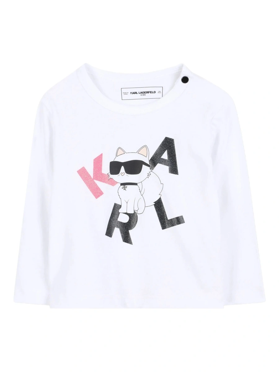 Tricou Karl Lagerfeld alb - Img 3