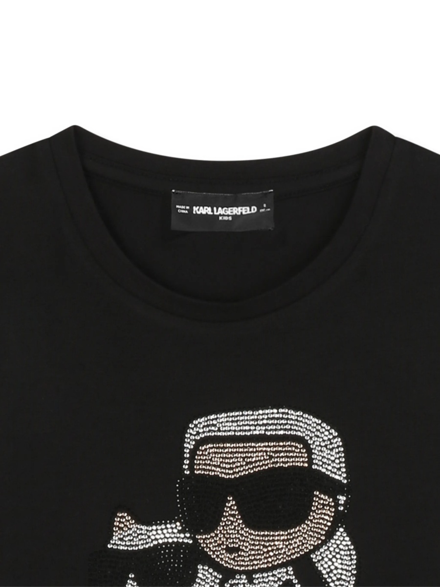 Tricou Karl Lagerfeld negru - Img 3
