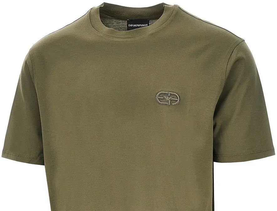 Tricou Lyocell-blend jersey T-shirt with embroidery - Img 2