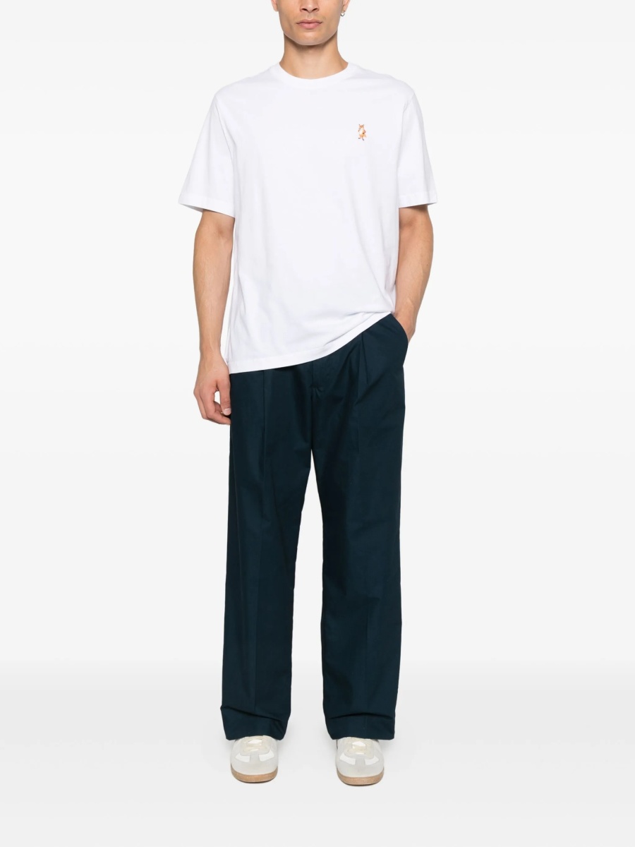 Tricou MAISON KITSUNÉ alb - Img 2
