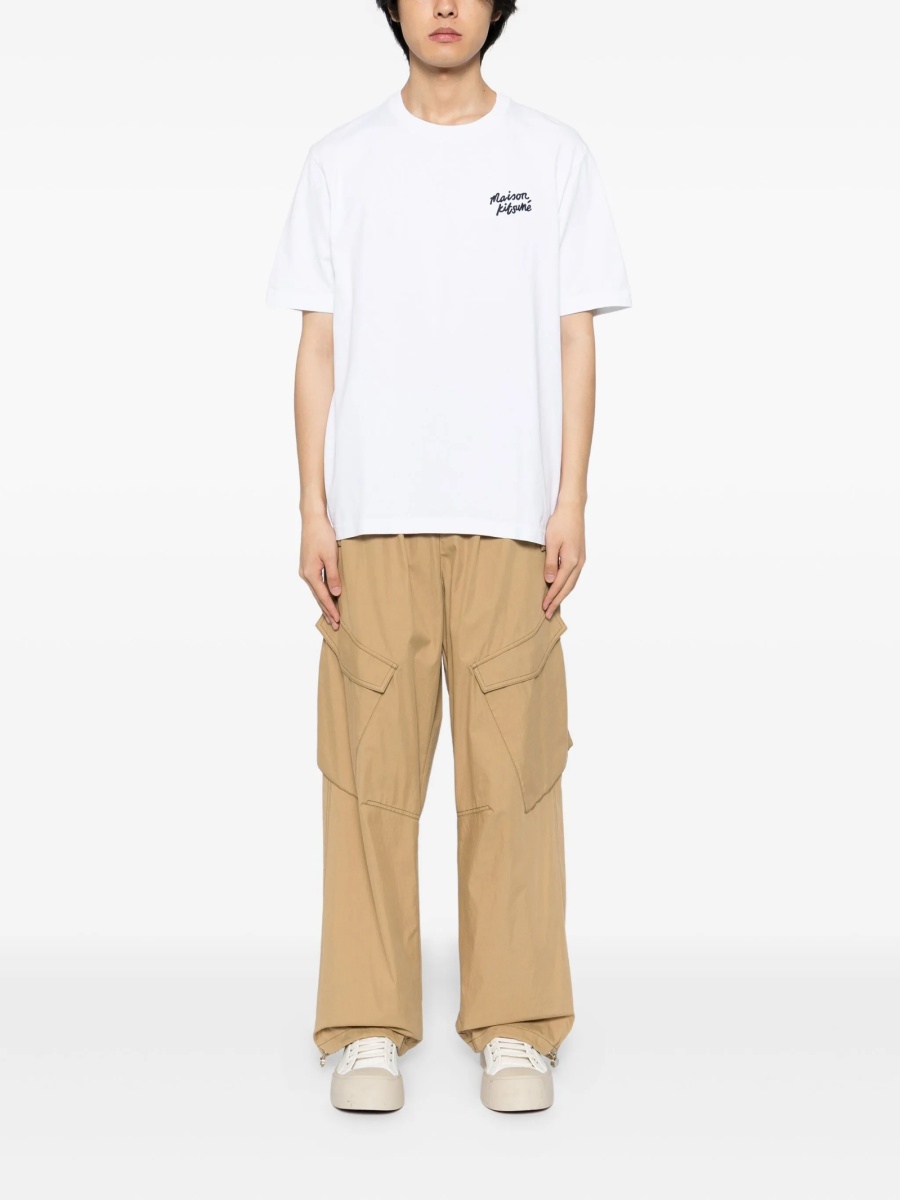 Tricou MAISON KITSUNÉ alb - Img 2