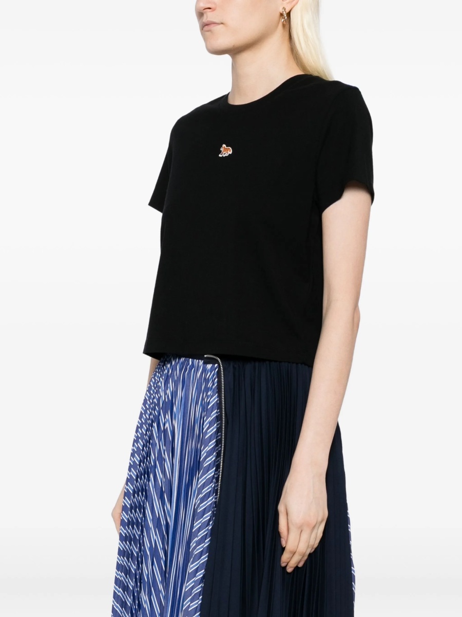 Tricou MAISON KITSUNÉ negru - Img 3