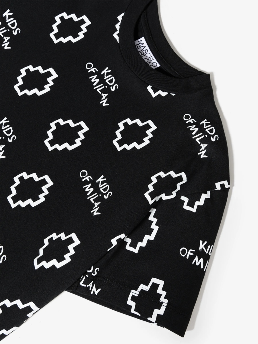 Tricou Marcelo Burlon negru - Img 3