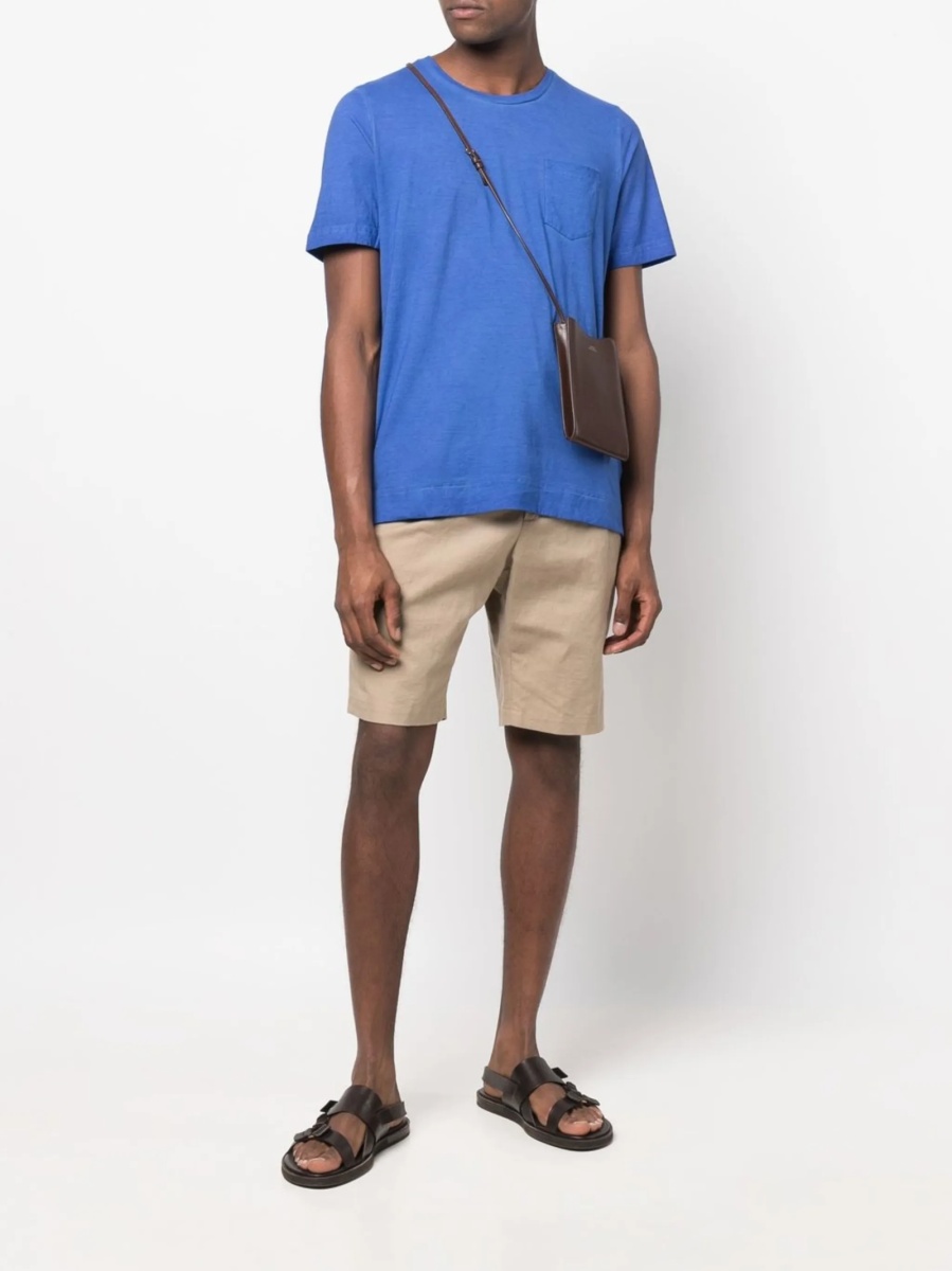 Tricou MASSIMO ALBA albastru - Img 2
