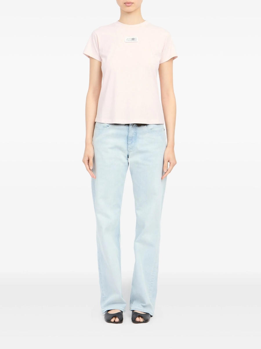Tricou MM6 Maison Margiela roz - Img 2