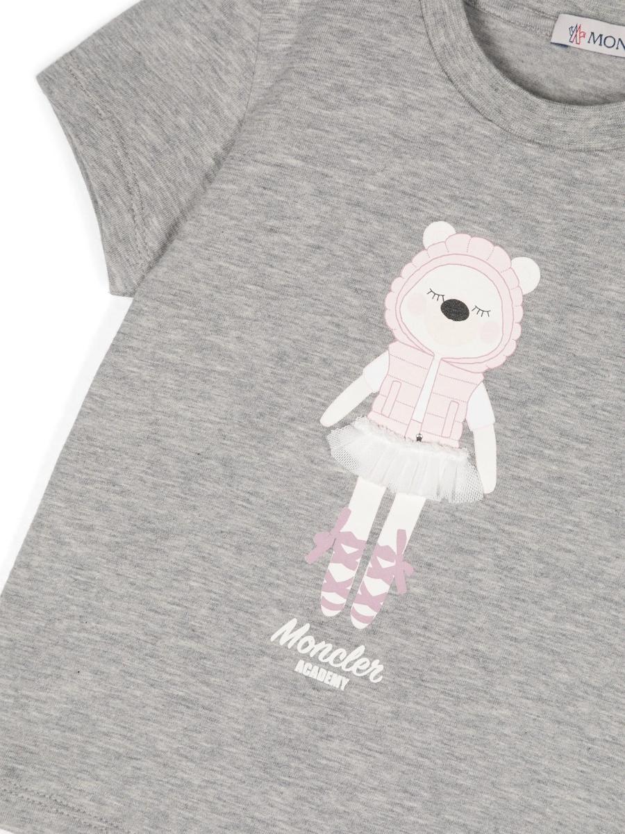 Tricou Moncler gri - Img 3
