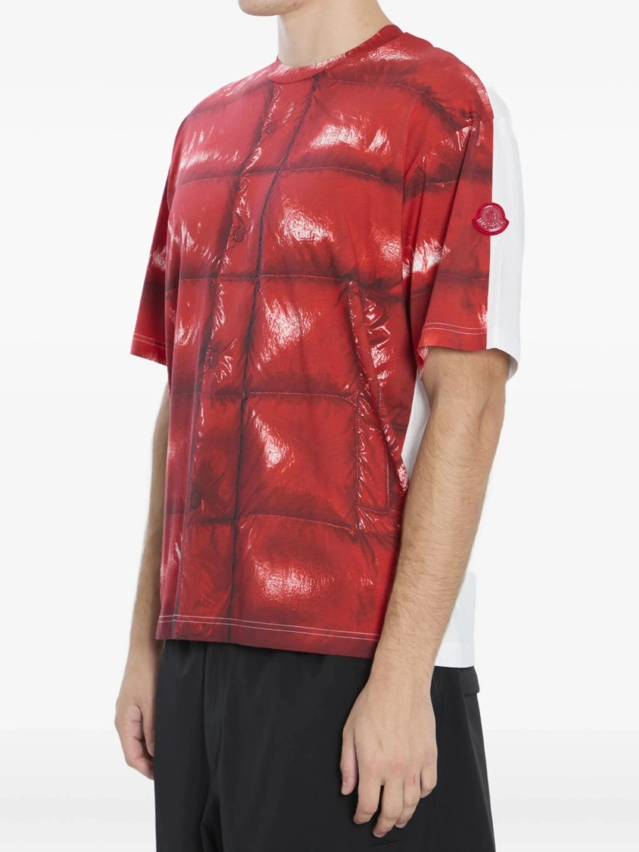 Tricou Moncler X Asap Rocky rosu - Img 2