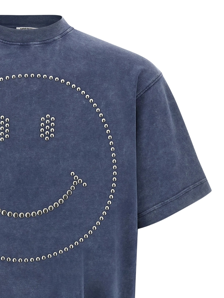 Tricou Moschino albastru - Img 4