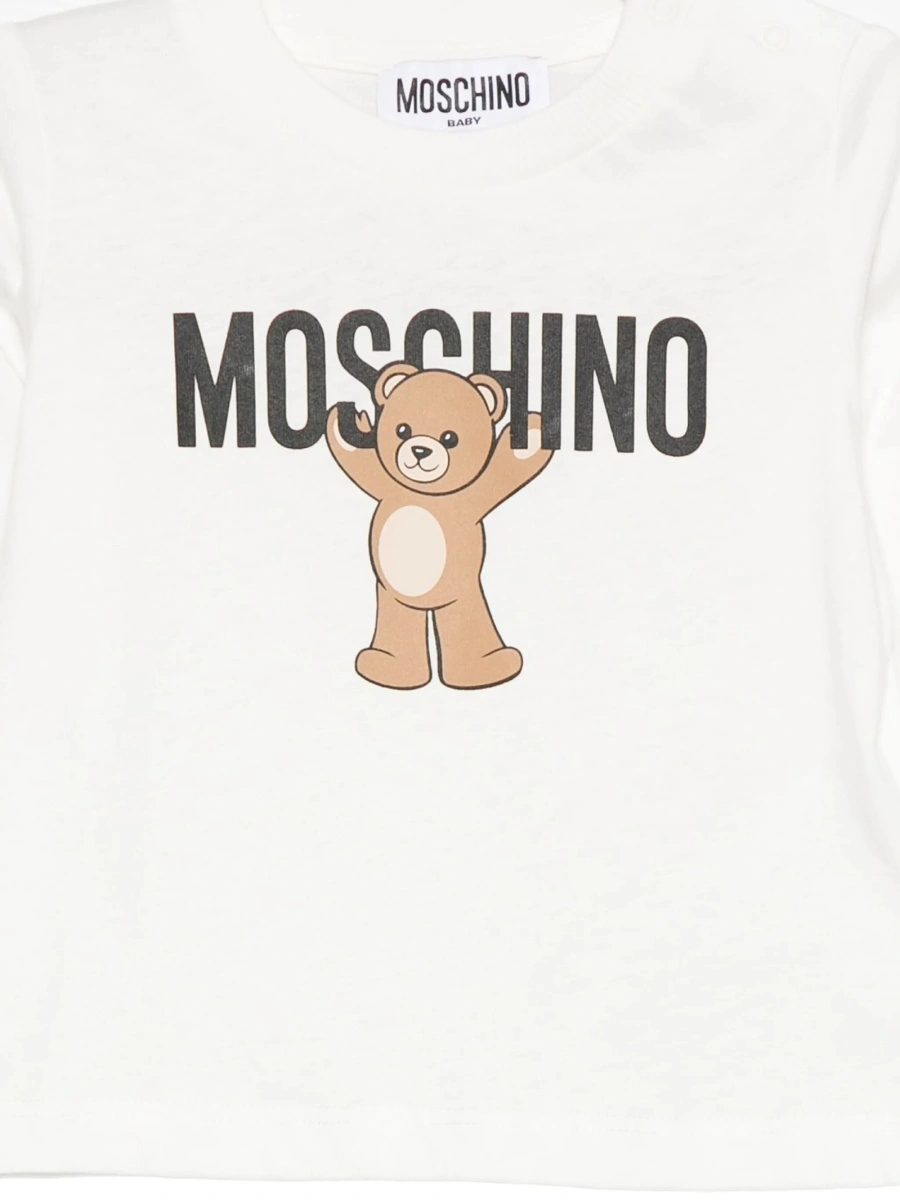 Tricou Moschino alb - Img 3