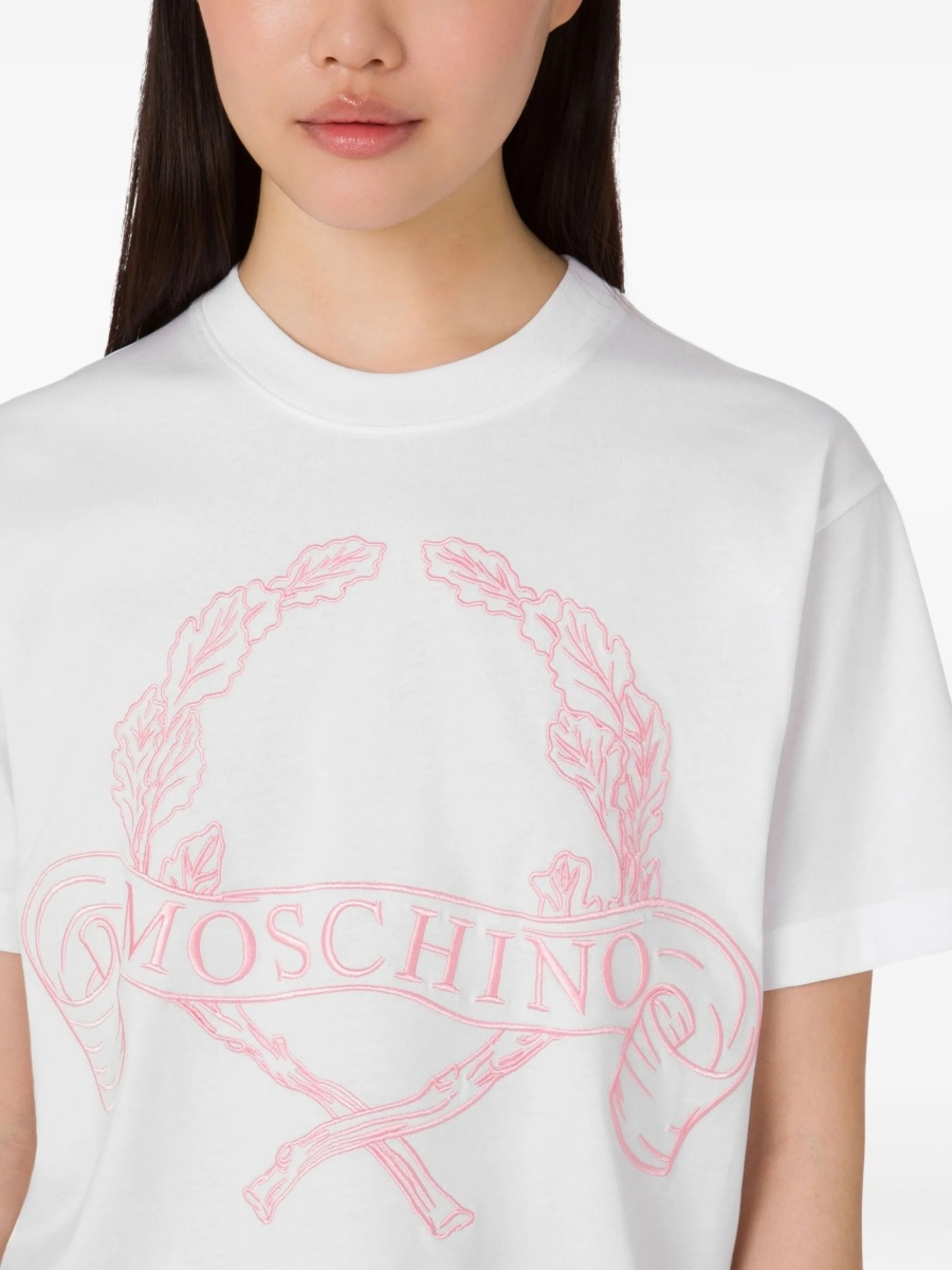 Tricou Moschino alb - Img 5